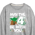 thumbnail image 3 of Star Wars - Yoda May The 4Th - Toddler And Youth Long Sleeve Tee, 3 of 5