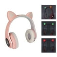 thumbnail image 4 of Auriculares Con Orejas De Gato Brillantes, Cascos Bluetooth Con Graves, Gorros Inalámbricos Plegables, Lámpara De Respiración, 4 of 7