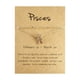 thumbnail image 1 of Tobilleras para mujer, Tobilleras para mujer, Tobillera de aleación de doce constelaciones, Tobillera con 12 cartas de constelaciones, una tobillera, 1 of 3