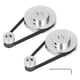 thumbnail image 1 of 2 Set Synchronous Wheel GT2 Aluminum Alloy Timing Pulley with 2Pcs Length 200mm Width 6mm Belt 8mm Inner Bore, 1 of 5
