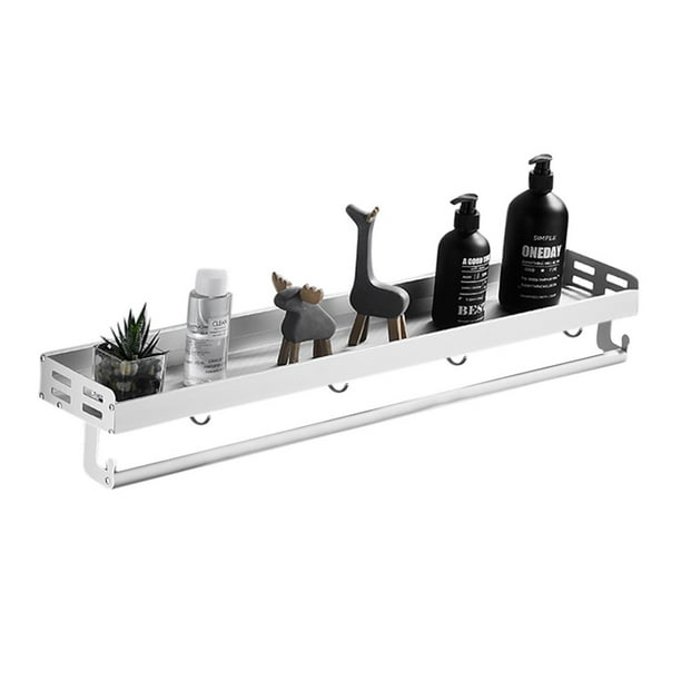 Ganfancp Estanterias Flotantes Estanterias de Pared para Cocina Baño con Gancho Artículos En Liquidación Una Balda + Adhesivo Sin Clavos + Tornillos Perforados