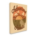 thumbnail image 3 of Stupell Industries Adventure Awaits Mountain Sunrise Scenery Calligraphy Phrase Canvas Wall Art, 36 x 48, Design by EmmaKisstina, 3 of 7