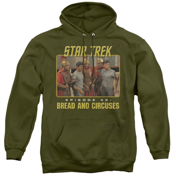 St Original Episode 43 Adult Pullover Hoodie Sweatshirt Military Green