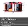 thumbnail image 2 of 2 Way Crossover for Speaker, Universal 400W 2 Way Speaker Unit HiFi Home Speakers Audio Frequency Divider Crossover Filters, 2 of 5