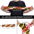 thumbnail image 4 of Women Men Sun Protection Garden Sleeves Maryland Flag Cooling Protective Arm Sleeves With Thumb Hole, 4 of 6