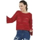 thumbnail image 1 of Sueter Rojo Tejido de Punto Devendi Devendi Denim Co. 242-49, 1 of 3
