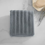 Mainstays Performance Cotton Washcloth, Super Soft Quick Dry Fade Resistant, Textured Grey