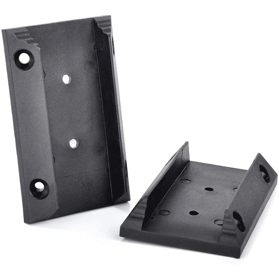 Myard PNP111902S Inclined Stair Railing Connectors with Screws for 2X4 Inches (Actual 1.5X3.5 Inches) Inclined Stair Wood Handrail (5 Pairs, Black)