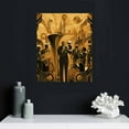 thumbnail image 4 of COMIO  Music Notes Canvas Wall Art Modern Black and Gold Music Print Artwork Abstract Picture Painting Framed Artwork for Classroom Bedroom Dining Room, 4 of 4