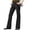 Black, variant on WIZUTIZ 70s Disco Pants for Men Dressy Bell Bottom Flat Front Stretch Flare Pants Vintage Disco Dance Western Cowboys Outfits
