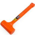 thumbnail image 3 of Stark USA 1LB Dead Blow Hammer, Agarre a Cuadros, Resistente a Chispas y Rebote 16oz, Naranja, 3 of 4