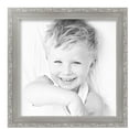 thumbnail image 2 of ArtToFrames 13" x 13" Classic Antique Silver Picture Frame, 13x13 inch Silver Wood Poster Frame (WOM-4926),  Pack, 2 of 7