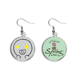 thumbnail image 1 of ojos envía luz negra colgante decorativo temporada pendientes de primavera joyas Unbranded M, 1 of 3