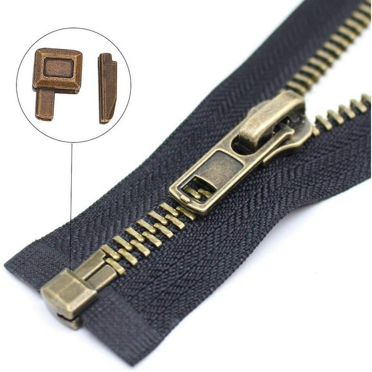 20Sets 3/5/8/10# Metal Zipper Stopper for Open-end Zippers