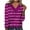 Purple, variant on Gnshining Oversized Shirts for Women Long Sleeve V Neck Casual Sweatshirt Fall Fashion Soft Daily Pullover with Button