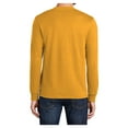 thumbnail image 2 of Mens Long Sleeve Core Blend Cotton/Polyester Tee Gold Large, 2 of 6