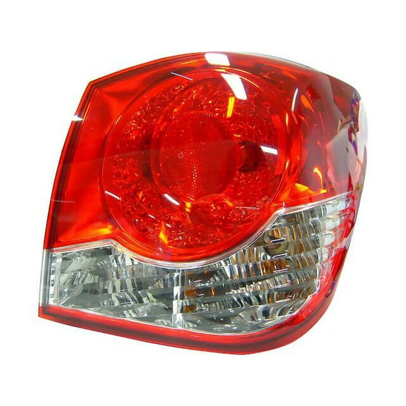 Right Outer Tail Light Assembly - Compatible with 2011 - 2015 Chevy Cruze 2012 2013 2014