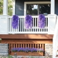 thumbnail image 5 of RECUTMS Fake Hanging Plants Fake Ivy Vine Artificial Ivy Leaves Artificial Hanging Plant Faux Plant Hanging Artificial Plants Outdoor Vines Decor for Home Garden Decoration (Pure Purple), 5 of 10