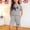 Gray, variant on Amidoa Girls 2 Piece Outfits Summer Clothes Short Sleeve Cotton Floral Print T-Shirt and Shorts Casual Kids Clothing Sets Red Size 5T