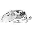 thumbnail image 1 of Hot Pot Cooker Silver 1 Set 12.58X12.58X3.73in, 1 of 9