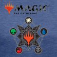 thumbnail image 3 of CafePress - Magic Mana Symbols T Shirt - Womens Tri-blend T-Shirt, 3 of 4