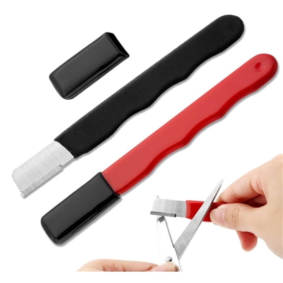 Portable Quick Sharpener 2 Pcs,Non Slip Handheld Garden Tool,Multipurpose Sharpener Stone,Portable Agricultural Blade Sharpener,Garden Tools for Sharpening Hedge Shears,Scissors