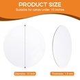thumbnail image 2 of Tablas para tartas ZENOWICK, 25 unidades, 25 cm, redondas, de cartón blanco, 2 of 7