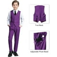 thumbnail image 4 of Lycody Boy's Formal Suit Set 3 piece Slim Fit Kids Tuxedo Suits for Wedding Teen Toddler Boy Dress Suit Outfit, 4 of 6