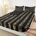 thumbnail image 3 of Homewish Camouflage Boys Queen Sheet Sets, Retro American Flag Flat Sheet, Jungle Branches Print Queen Fitted Sheet, Breathable Home Decor, 4pcs, 3 of 7