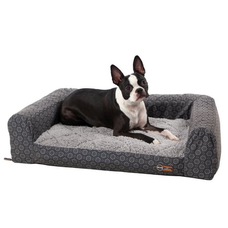 UPC: 0655199636631 | K&H Pet Products Air Sofa Bed Gray/Geo Flower Small 18 X 24 Inches