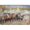 thumbnail image 4 of SKYSONIC 72x48in Fall Horses Area Rug, Autumn Prairie Non-Slip Floor Carpet for Indoor Living Dining Room and Bedroom Area, 4 of 7