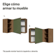 thumbnail image 4 of Alacena Gabinete Superior De Esquina Cocina Madesa Vik MV, 4 of 5