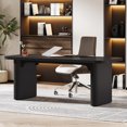 thumbnail image 2 of Tribesigns 62-Inch Executive Desk, Large Computer Office Desk, Modern Office Desks & Workstations, 2 of 6
