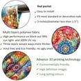 thumbnail image 3 of Farmhouse Floral Botanical Print Flower Leaf Lined Thermal Insulated Window Valance Rod Pocket 52x18 inch, Kitchen/Cafe Curtain for Bedroom Bathroom Dining/Living room Decor 1 Pack (Color 4), 3 of 6