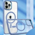 thumbnail image 2 of Magnetic Series Designed for iPhone Case[Compatible with MagSafe][Military Drop] Metal Camera,Full Body Bumper Protection,Not Yellowing Clear Shockproof Cover (Purple,iPhone 15 Plus), 2 of 5