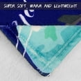 thumbnail image 4 of Soft Space Kids Throw Blanket for Baby Toddler Boys,Galaxy Astronaut Planet Pattern Blanket for Boys Girls Throw Blankets,Fleece Plush Space Birthday Gifts Blanket for Couch Sofa Bed Nap, 4 of 6