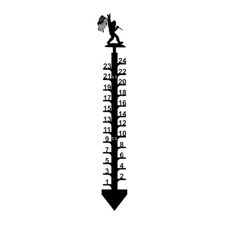 

Fuieoe Hocus Pocus Decor Snow Ruler - Christmas Snowflake Ruler Manual Metal Snowflake Ruler Size Christmas Rain Gauge Outdoor Decoration Gift