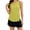 42#（Yellow）, variant on Summer Ruffle Racerback Tank Tops Sleeveless Workout Top for Women Athletic Shirts Casual Loose Crewneck Running Tee （Green,2XL）