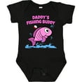 thumbnail image 3 of Inktastic Daddy's Fishing Buddy (pink) Boys or Girls Baby Bodysuit, 3 of 5