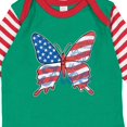 thumbnail image 4 of Inktastic Patriotic Butterfly Girls Long Sleeve Baby Bodysuit, 4 of 5