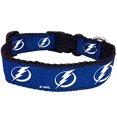 thumbnail image 2 of All Star Dogs NHL Tampa Bay Lightning Dog Collar, Medium, Royal, 2 of 4