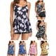 thumbnail image 3 of Traje de baño de dos piezas para mujer Trajes de baño acampanados con estampado Trajes de baño Irfora Rosa/M, 3 of 7