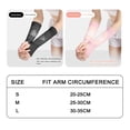 thumbnail image 3 of Lttoisl FlexGuard Volleyball Arm Guards, SBR Pads with Quick-Drying Polyester Fabric, Wrist Compression Support, Breathable, Sizes S/M/L, 2 Pair Pack, 3 of 8