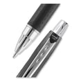 thumbnail image 5 of Jetstream Retractable Hybrid Gel Pen, Bold 1 mm, Black Ink, Black/Silver Barrel, 5 of 9