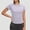 Purple, variant on DuoJiaJ Womens Workout Top, Slim Fit Crew Neck Short Sleeve Activewear Black L