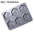 thumbnail image 1 of Moldes de silicona de panal de abeja hexagonal 3D para hacer jabón y pasteles hechos a mano, molde antiadherente y sin BPA Ormromra 222680, 1 of 8