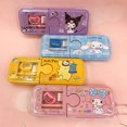 thumbnail image 4 of Estuche para lápices sanrio kawaii de Anime My Melody Kuromi, juego de borrador de lápiz, regalos para estudiantes, escuela, oficina, papelería, caja de lápices, 4 of 4