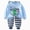A17-Light Blue, variant on 2-3 Years Toddler Boy Set 0 6 12 18 24 Months 2T 3T 2PCS Fall Winter Outfits Set Long Sleeve Top Pants 0 6 12 18 24 M 1t 2t 3t 4t 5t 6t