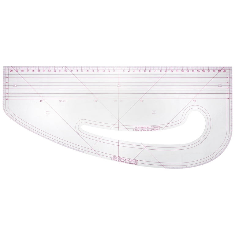 Hot hem ruler for sewing Professional Sewing Ruler Curve Pattern Ruler for  Beginners Tailors Designers 