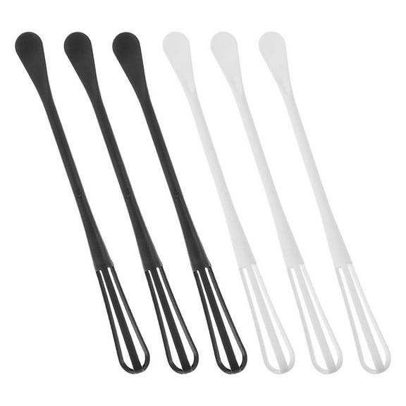 WHAMVOX 6Pcs Mini Whisks Egg Stirrer Kitchen Whisk for Blending Whisking Beating Frothing Stirring